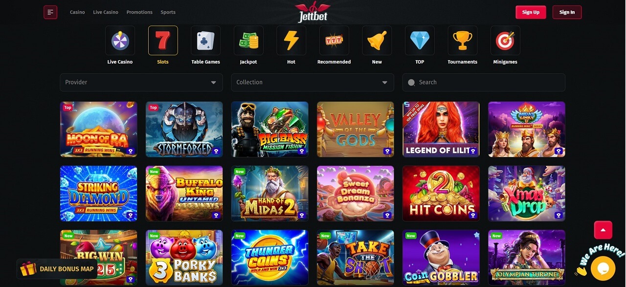 jettbett casino games